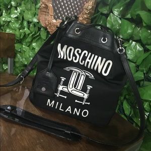 $995 Moschino Couture! X Jeremy Scott Bucket Bag